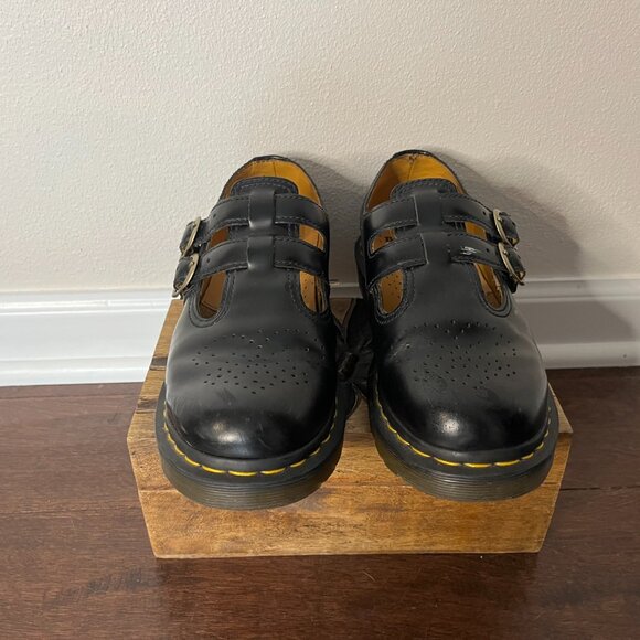 Dr. Martens 8065 Smooth Leather Mary Jane Shoes - Picture 2 of 7
